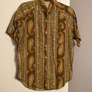 Vintage Playboy of California Men’s Short Sleeve Button Down Shirt